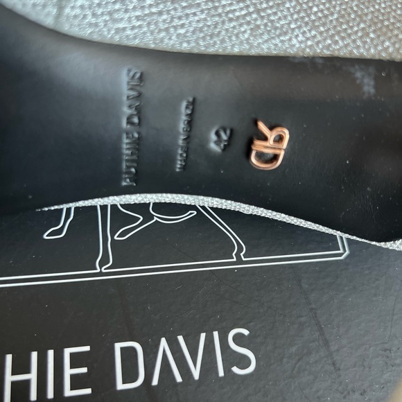 RUTHIE DAVIS Gorgeous silver stilettos heels sparkly heels classic formal pumps - Picture 8 of 13